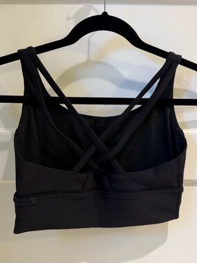 Lululemon Energy Ribbed Longline Sports Bra
